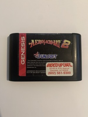 AERO THE ACROBAT 2 SEGA GENESIS  AUTHENTIC WORKS