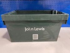 Joblot of 10 John Lewis Heavy Duty Plastic Storage Stackable Containers, Totes
