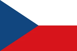 Czech Republic Flag Self Adhesive Vinyl Sticker