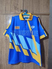 Yorkshire County Cricket Club Hogger Shirt 1995/1996/1997 Jersey Men Size 42/44