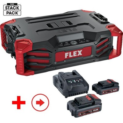 Flex RD SP 12/18/230 Digitales Akku-Baustellenradio 12/18 V Stack Pack / M