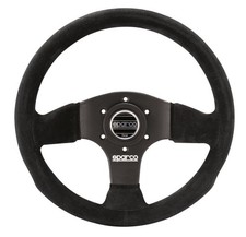 Sparco 015p300sn P-300 Series Suede Black Steering Wheel Sparco 015p300sn P-300 Series Suede Black Steering Wheel