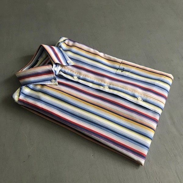 Men Paul & Shark Shirt Multicolor Cotton 42 / XL / #1V0J