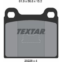 Textar 2022803 Bremsbelagsatz FüR VW Audi 80 B2 80 B1 100 C1 50 Polo Golf Derby