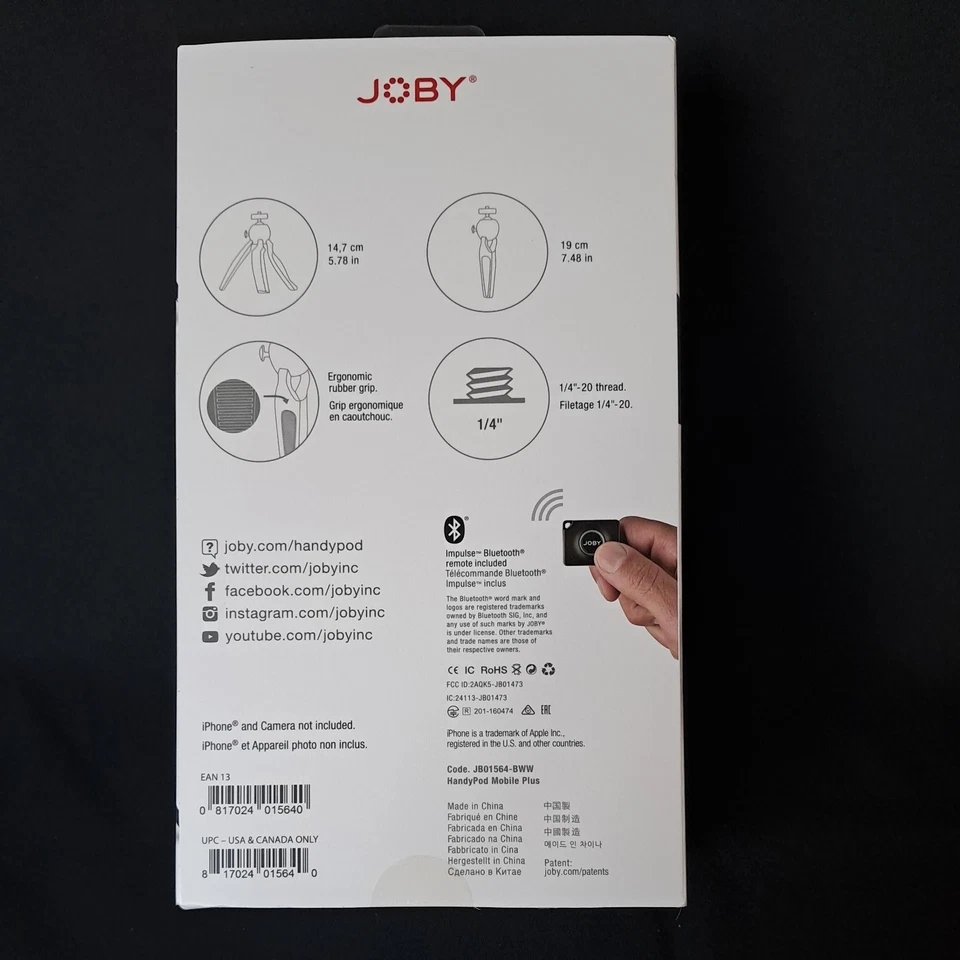 Joby HandyPod Mobile Plus & Remote For Content Creators .Vloggers.Streamers - Image 2 of 4