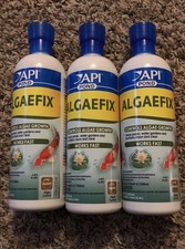 Lot of 3 API Pond Care AlgaeFix 16 oz. Pond Algae Control