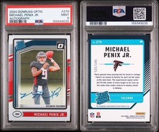 Football Pack - Michael Penix Jr Optic Rookie Auto /325 PSA 9 - 50 Pack Series