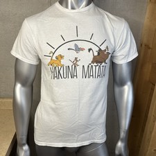 Vtg Lion King T Shirt Hakuna Matata Men  s M Medium White