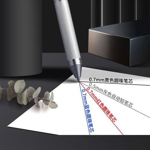 3 Colors Ink Multi-Function Pen 4 in 1 Ballpoint Pen  Student Gift - Picture 10 of 17