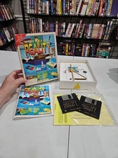 Vtg 1991 IBM PC VIRTUAL REALITY STUDIO Domark software E3 Big Box PC 3.5 Disk