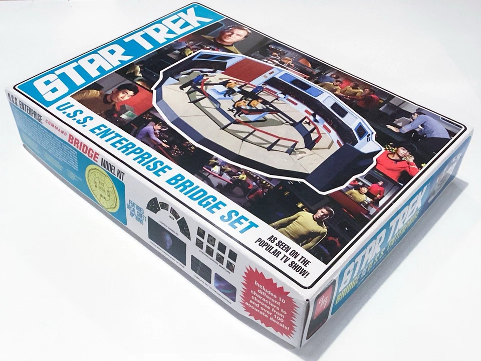 Star Trek Enterprise Bridge AMT 31720 Model Kit Sealed Vintage - Image 2 of 4