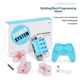 Mechanical Gear Motor Set Compatible with Lego 9656, Remote Control Power Parts