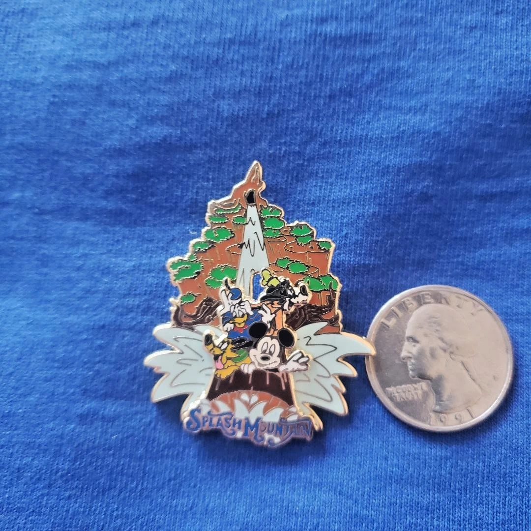 Mickey Pluto Donald Goofy Splash Mountain - Slider DISNEY PIN