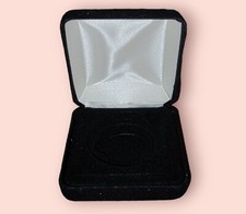 1.5" Single Coin Display Box Case velvet Coin Holder