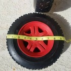Replacement Wheel Cart 2-PC Constructi 9 1/2" x 2 1/2"Wheel 5/8" Axle Flat Free