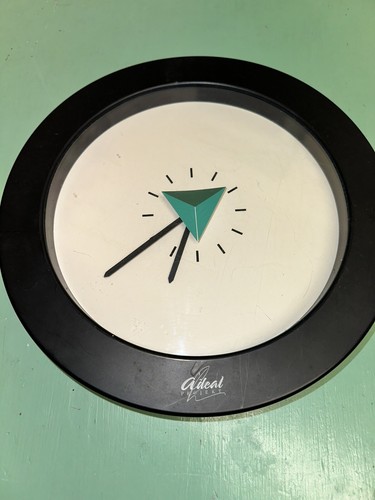 Vintage 1980er Ordeal Projekt minimalistische Industrial Retro 12" Wanduhr funktioniert