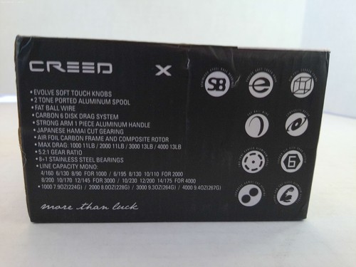 NEW One 3 Fishing Creed X 1000 Spin Cast Fishing Reel 5.2:1 Gear Ratio - Picture 13 of 13