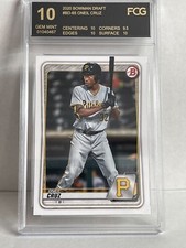 2020 Bowman Draft Oneil Cruz Rookie #BD65 FCG Graded 10 Gem Mint 💎 RC ROOKIE