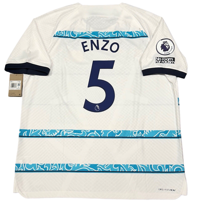 新品 CHELSEA FC ENZO 5番シャツ Lサイズ　チェルシー エンゾ 2022/23 Chelsea Authentic Away Jersey #5 Enzo Fernandez 2XL Player