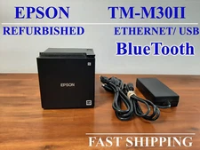 Epson TM-M30II Thermal Receipt Printer with Power Supply M362B Bluetooth