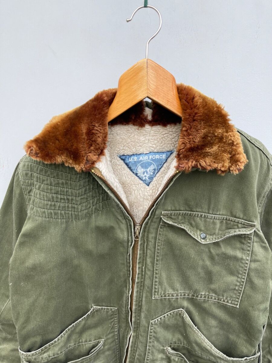 U.S. Air Force 1940/50s WW2 Vintage Canvas Flight Bomber U.S. Air Force 1940/50s WW2 Vintage Canvas Flight Bomber