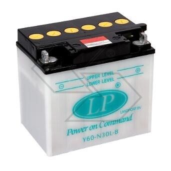 Batteria DRY Y60-N30-B 12V 30Ah Polo Positivo Destra per Moto e Trattorini