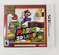 Nintendo Selects 3DS, Super Mario 3D Land. Playable In 2D & 3D. CIB Insert, Game