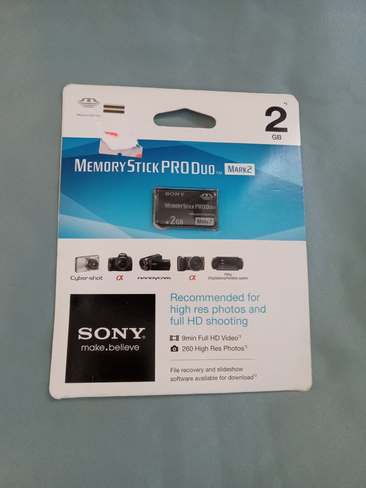 SONY MEMORY STICK PRO DUO MARK 2 2GB NEW SEALED eBay