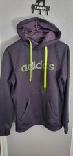Womens Adidas Size Small Climawarm Pull Over Logo Hoodie Black Sweatshirt AY7632