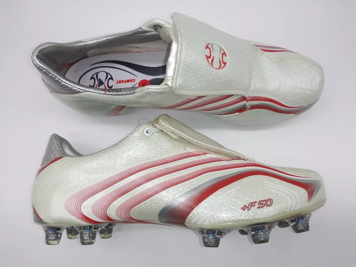 Mens Rare F50.6 TUNIT 562397 White Red Cleats | eBay