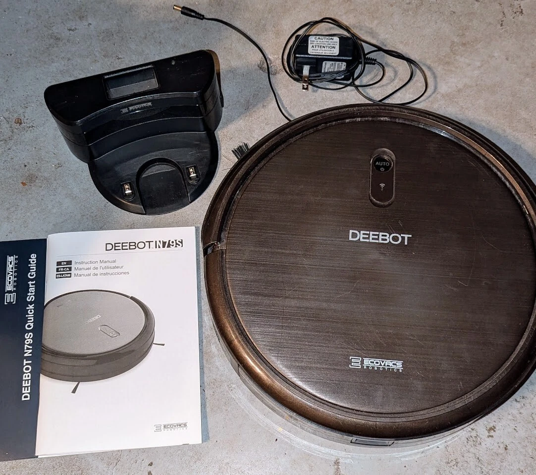 Ecovacs Deebot DN622.11 N79S Robot Vacuum Cleaner FOR PARTS runs poorly - AS IS