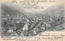 Urach Germany Birds Eye View Gruss aus Vintage Postcard AA99334