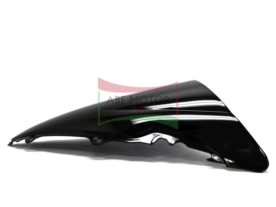 Parabrisas negro doble burbuja para Yamaha YZF R6 2003-2005 06-09 R6S Foto 4 de 4