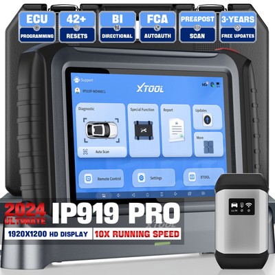 2025 XTOOL IP919PRO Car Coding Programming Tool Diagnostic Scanner FCA Autoauth