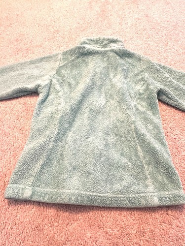 the north face Fleece jacket girls size 6 XS Teal Green Full Zip Closure Winter - Picture 22 of 23