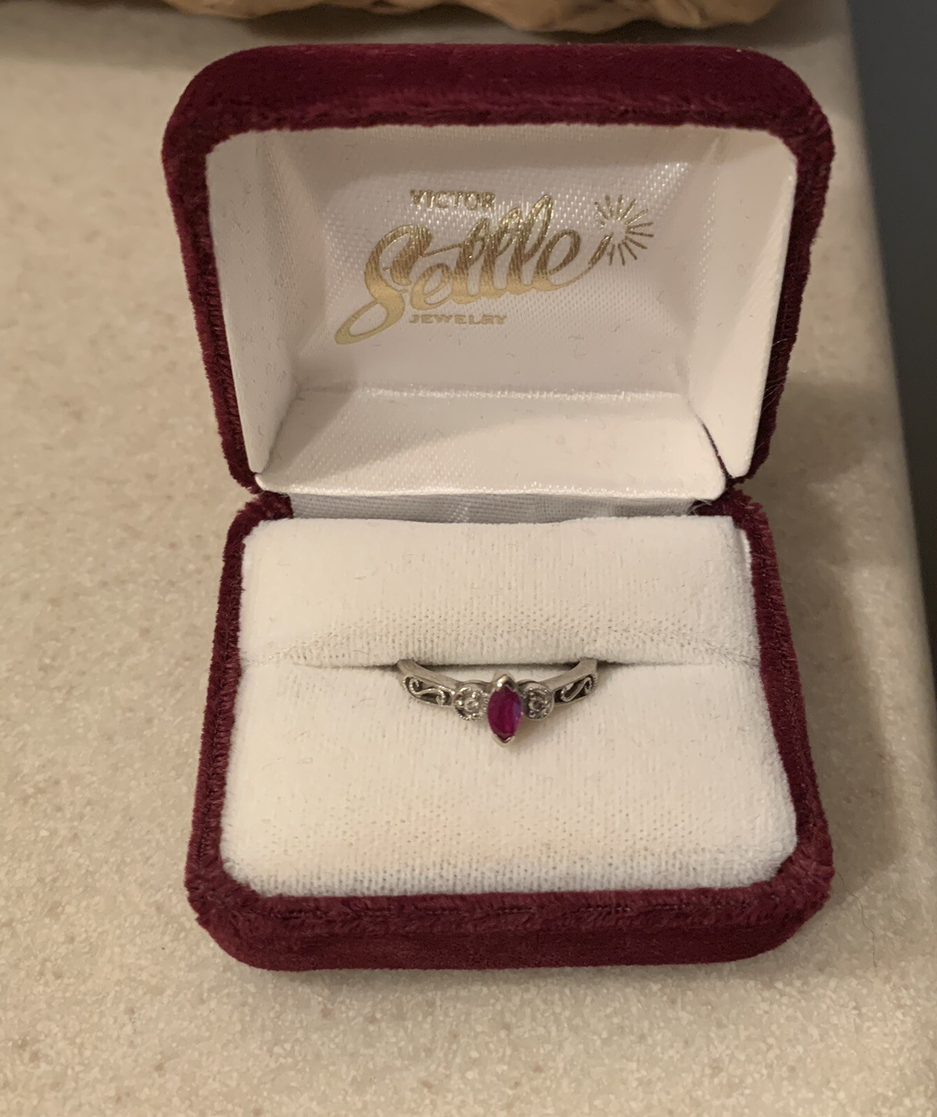 Ruby Stone Ring - image 1