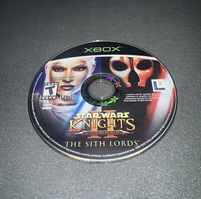 Star Wars Knights of the Old Republic II 2 Original Xbox Disc Only G90