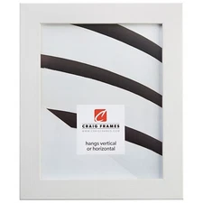 Craig Frames, Bauhaus, 1.25" Modern White Oak Picture Frame