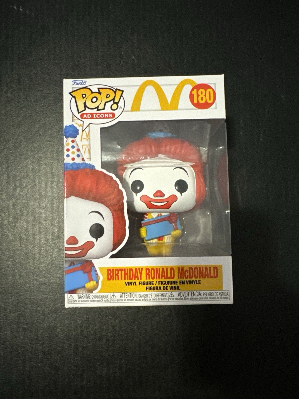 Funko Pop! Ad Icons #180 Birthday Ronald McDonald Funko Fast Food McDonald’s