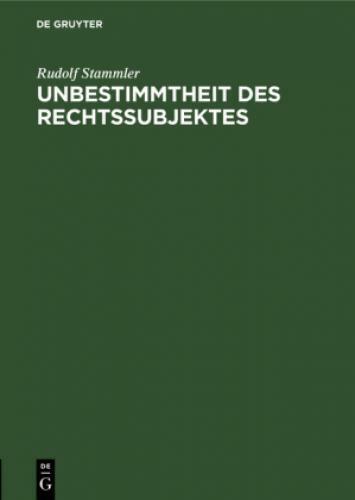 Thumbnail - Unbestimmtheit Des Rechtssubjektes 6748