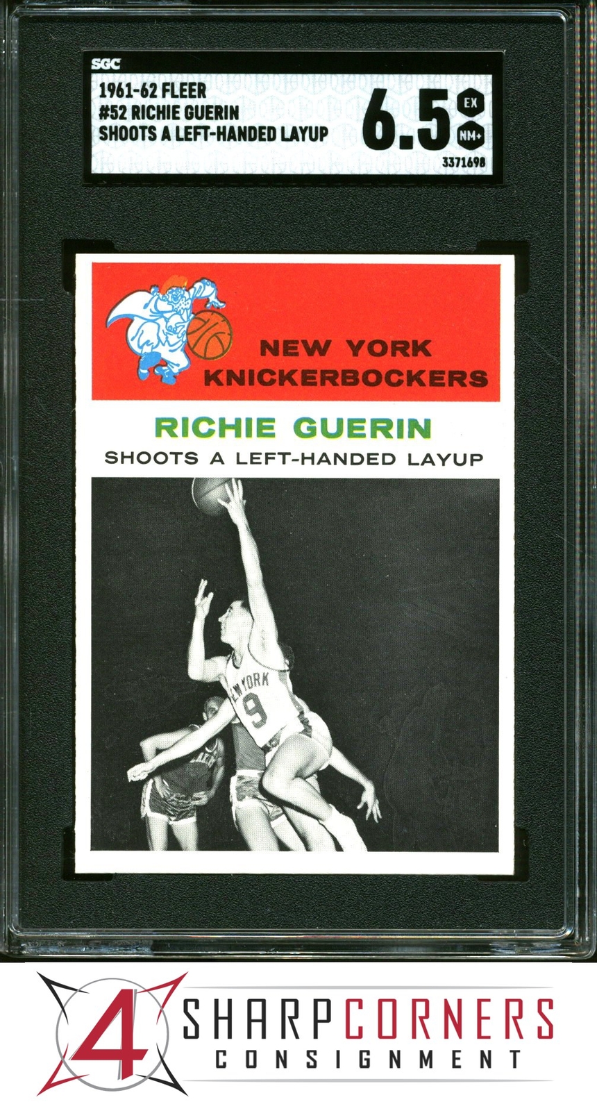 1961 FLEER 52 RICHIE GUERIN KNICKS HOF SGC 6.5 eBay