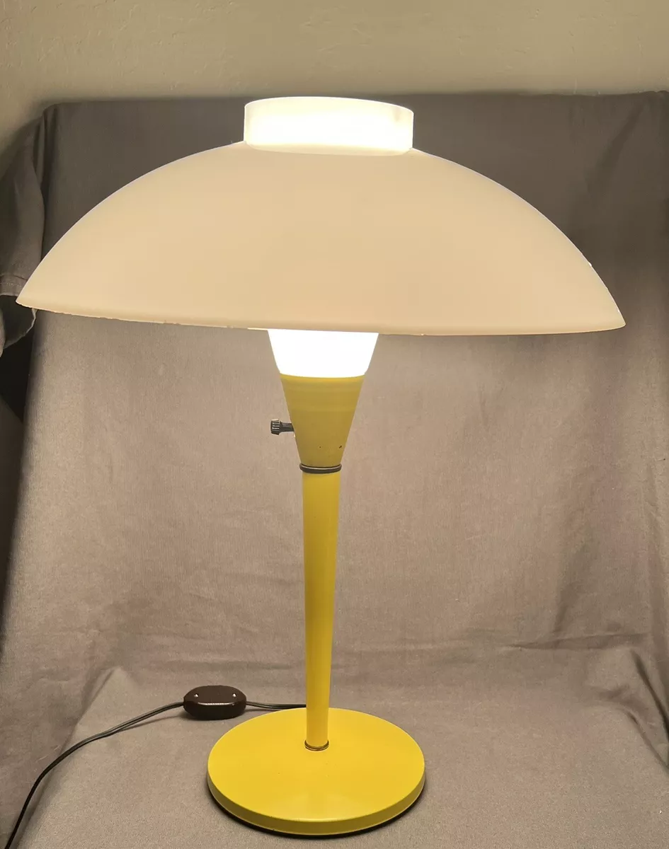 MID CENTURY MODERN LIGHTOLIER TABLE LAMP 1950 S GERALD THURSTON ATOMIC MUSHROOM