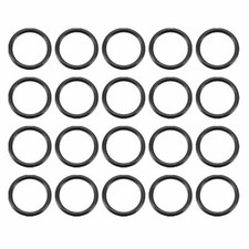 20pcs Black 14mm x 11mm x 1.5mm Rubber O Ring Oil Seal Sealing Gaskets KD