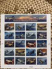 2005 AMERICAN ADVANCES IN AVIATION  #3916-3925 Liberator Hellcat 37c PANE OF 20