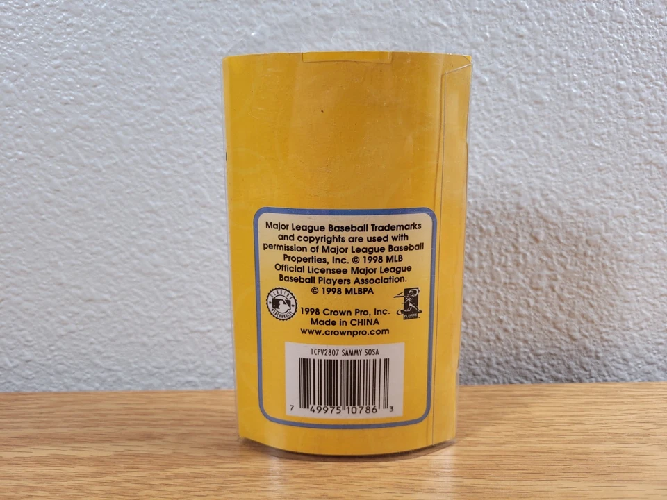 Llavero de goma SAMMY SOSA Cubs Vintage 1998 Crown Pro Locker Room Heroes Foto 2 de 3