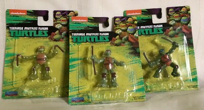 NEW ~NICKELODEON ~TEENAGE MUTANT NINJA TURTLE MINI FIGURE~CHOOSE 1 or ALL~1+SHIP