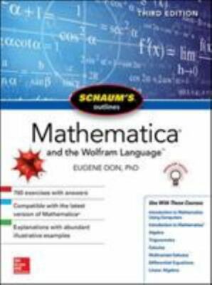 Schaum's Outline of Mathematica, Third Edition (Paperback or Softback)
