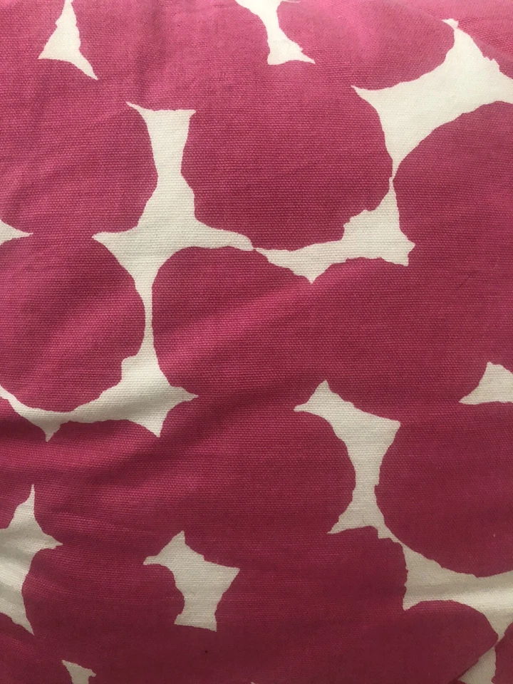 全新带标签 Kate Spade 枕头随机圆点粉色白色装饰方形 18 英寸带羽绒填充 — 第 4/4 张图片