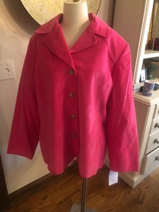 hot pink corduroy jacket