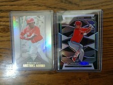 2020 Chronicles Shogo Akiyama Obsidian Purple /99 & Aristides Aquino Titanium RC